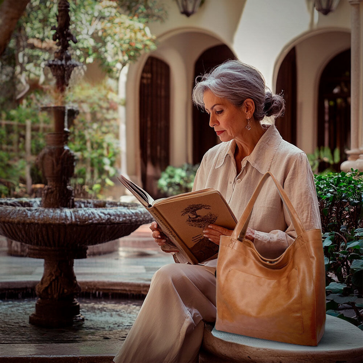 Ringelblume | Sac à Main de Luxe Exquis en Matériau Doux